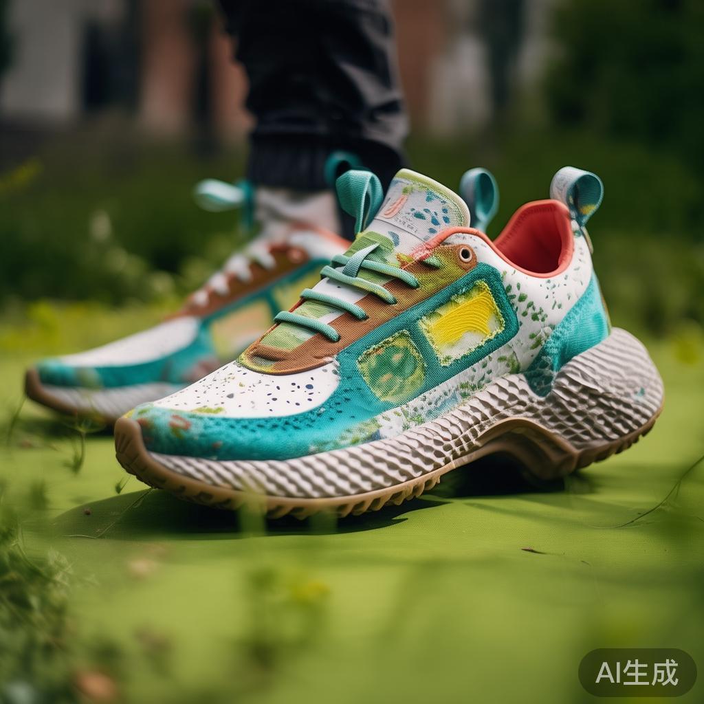 例如，近年来，部分品牌在运动鞋设计中融入了可持续发